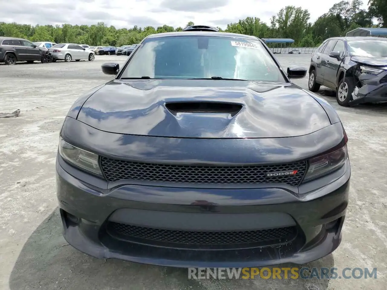 5 Photograph of a damaged car 2C3CDXHG3KH627080 DODGE CHARGER 2019