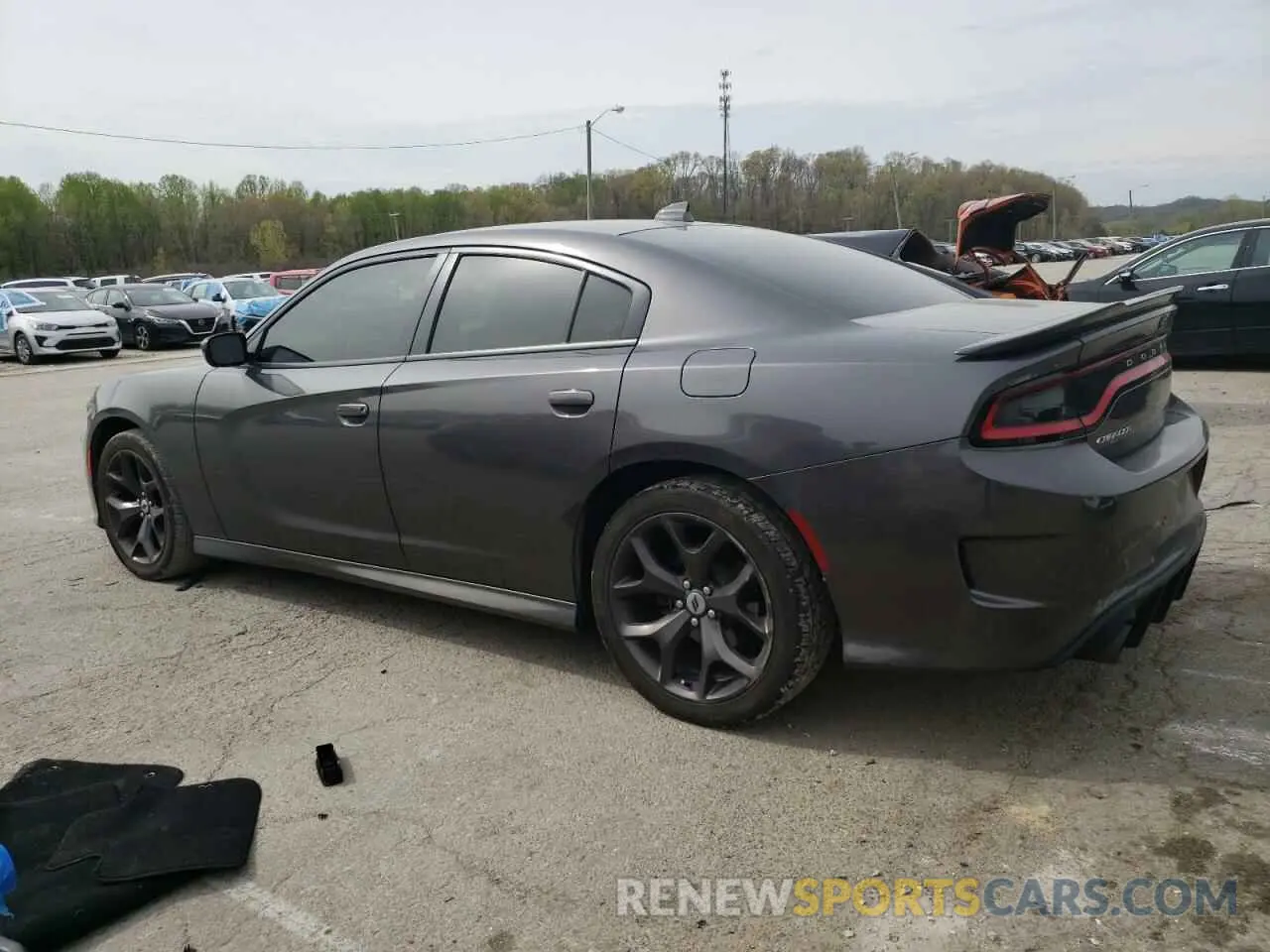 2 Photograph of a damaged car 2C3CDXHG3KH678143 DODGE CHARGER 2019
