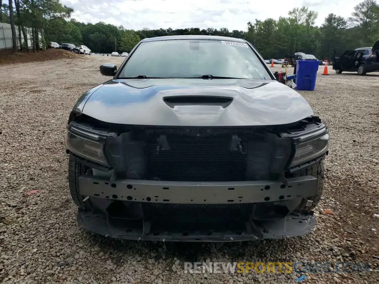 5 Photograph of a damaged car 2C3CDXHG3KH691930 DODGE CHARGER 2019