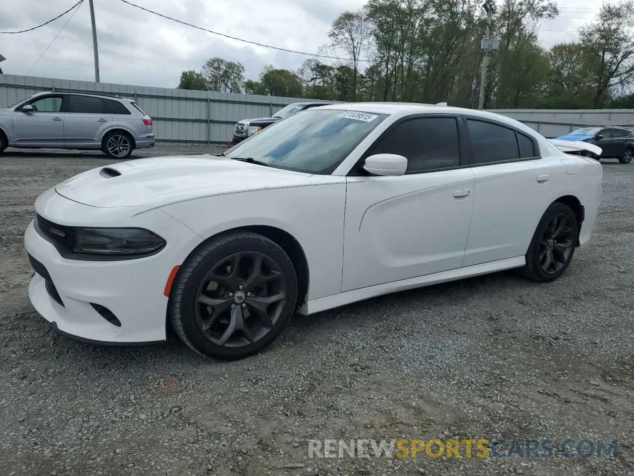 1 Photograph of a damaged car 2C3CDXHG3KH721430 DODGE CHARGER 2019