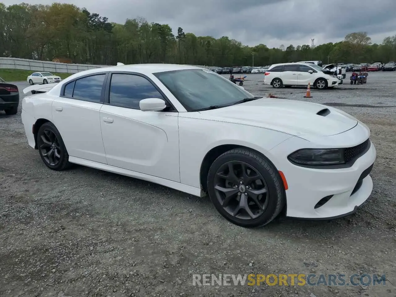 4 Photograph of a damaged car 2C3CDXHG3KH721430 DODGE CHARGER 2019
