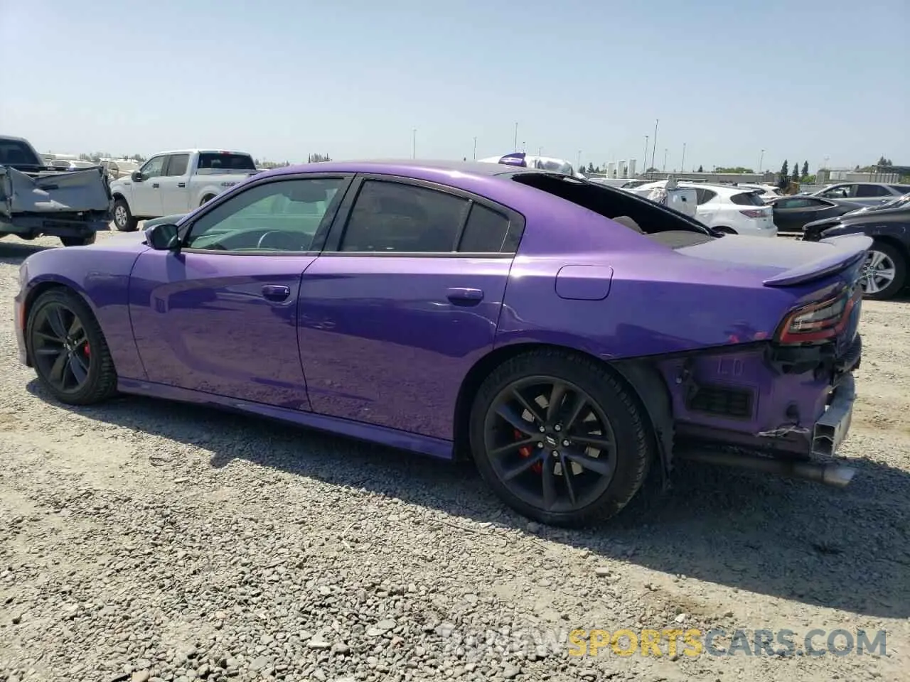 2 Photograph of a damaged car 2C3CDXHG4KH545200 DODGE CHARGER 2019