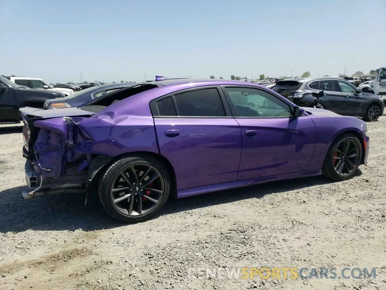 3 Photograph of a damaged car 2C3CDXHG4KH545200 DODGE CHARGER 2019