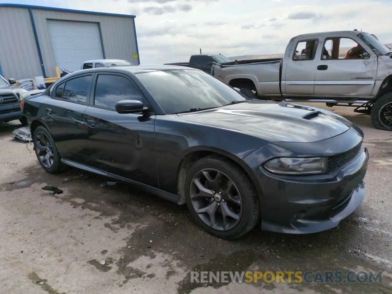 4 Photograph of a damaged car 2C3CDXHG4KH598320 DODGE CHARGER 2019
