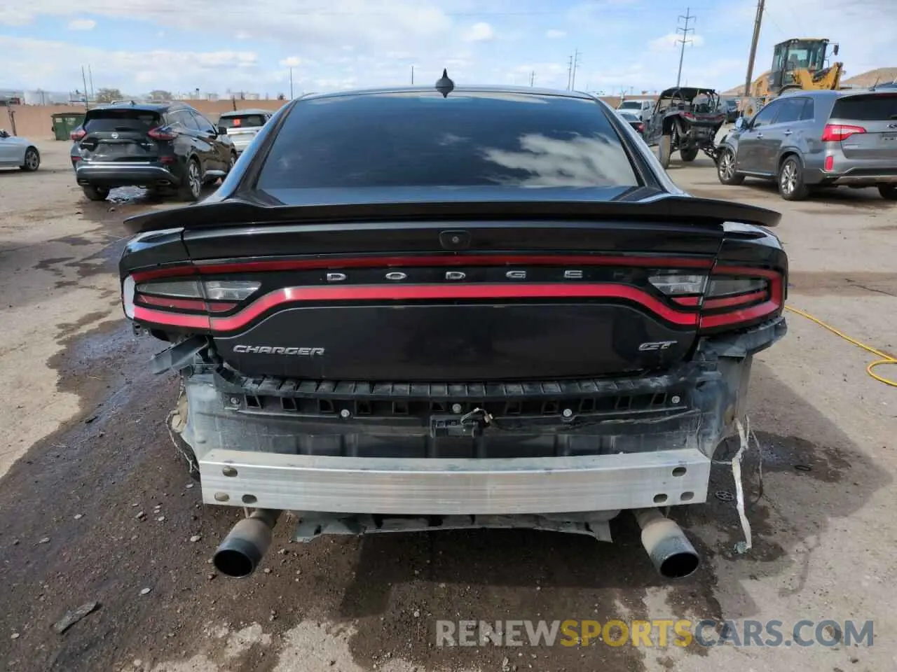 6 Photograph of a damaged car 2C3CDXHG4KH598320 DODGE CHARGER 2019
