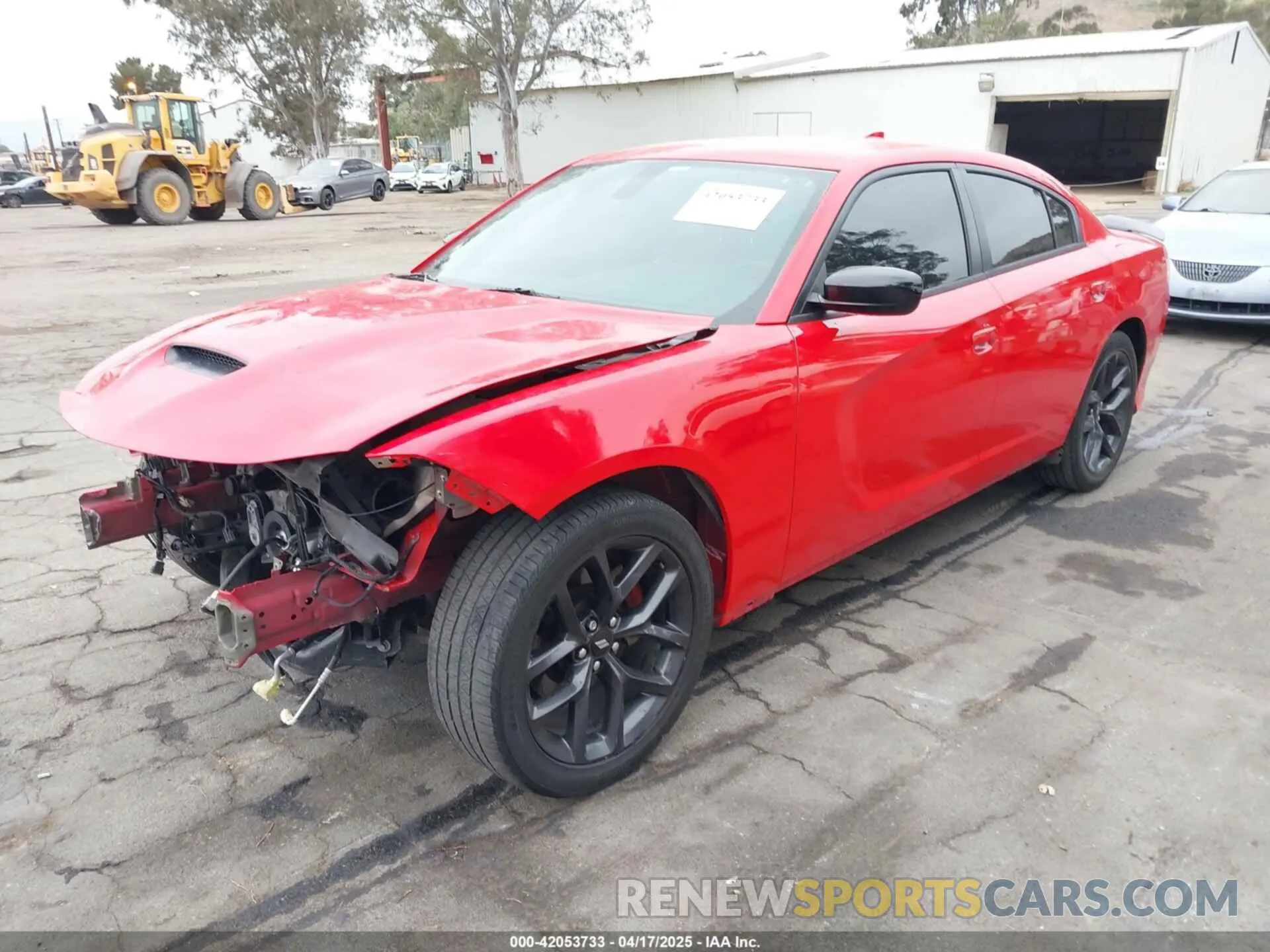 2 Photograph of a damaged car 2C3CDXHG6KH507158 DODGE CHARGER 2019