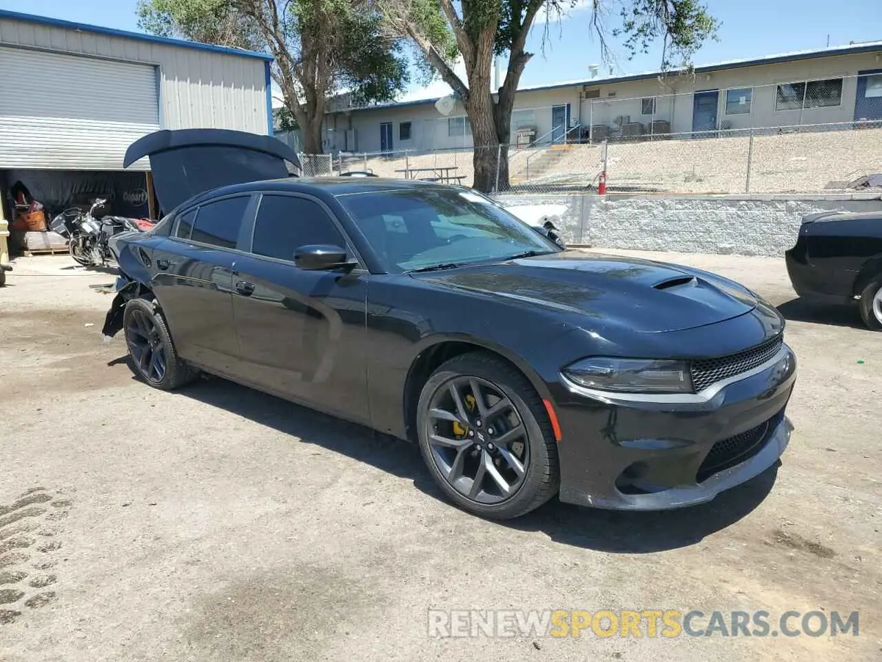 4 Photograph of a damaged car 2C3CDXHG6KH545232 DODGE CHARGER 2019