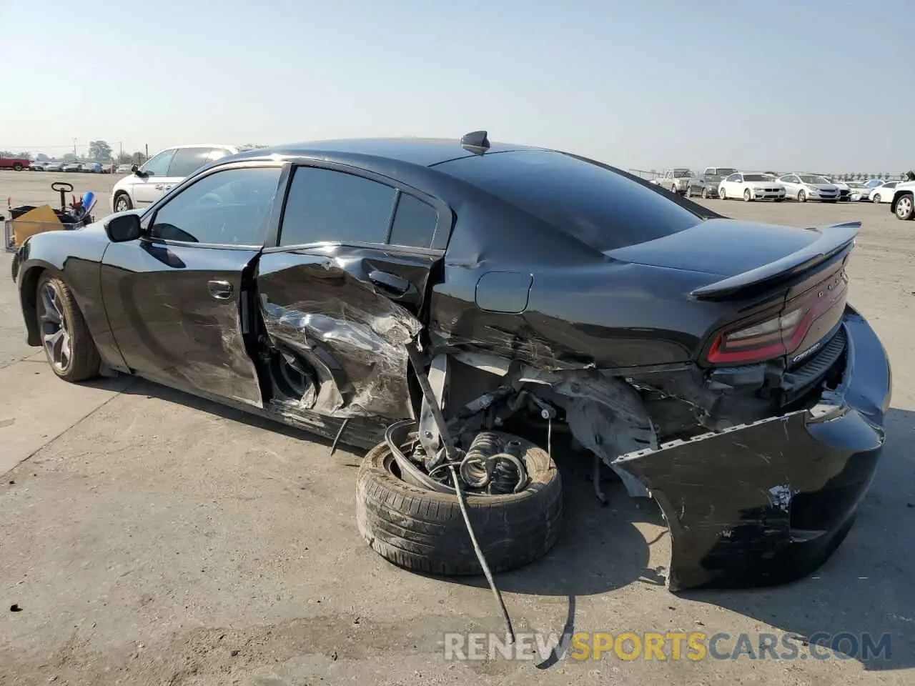 2 Photograph of a damaged car 2C3CDXHG6KH567196 DODGE CHARGER 2019