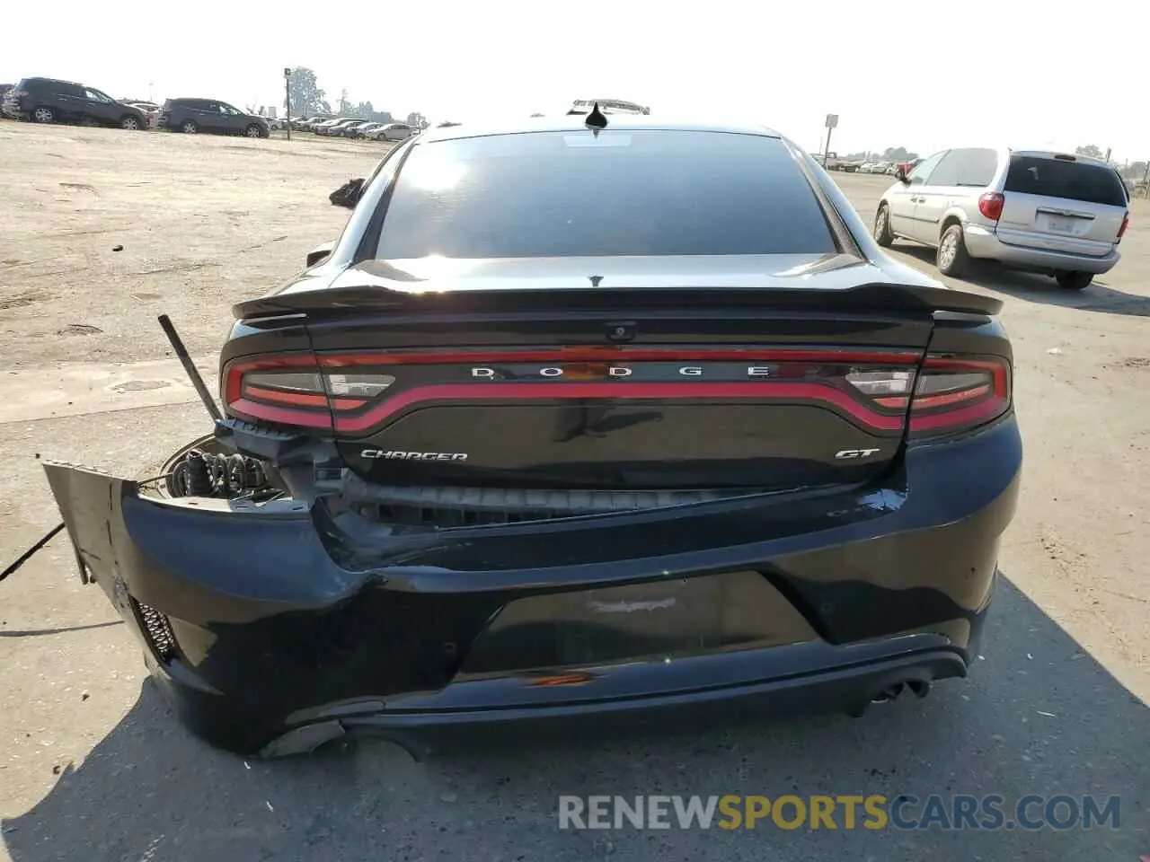 6 Photograph of a damaged car 2C3CDXHG6KH567196 DODGE CHARGER 2019