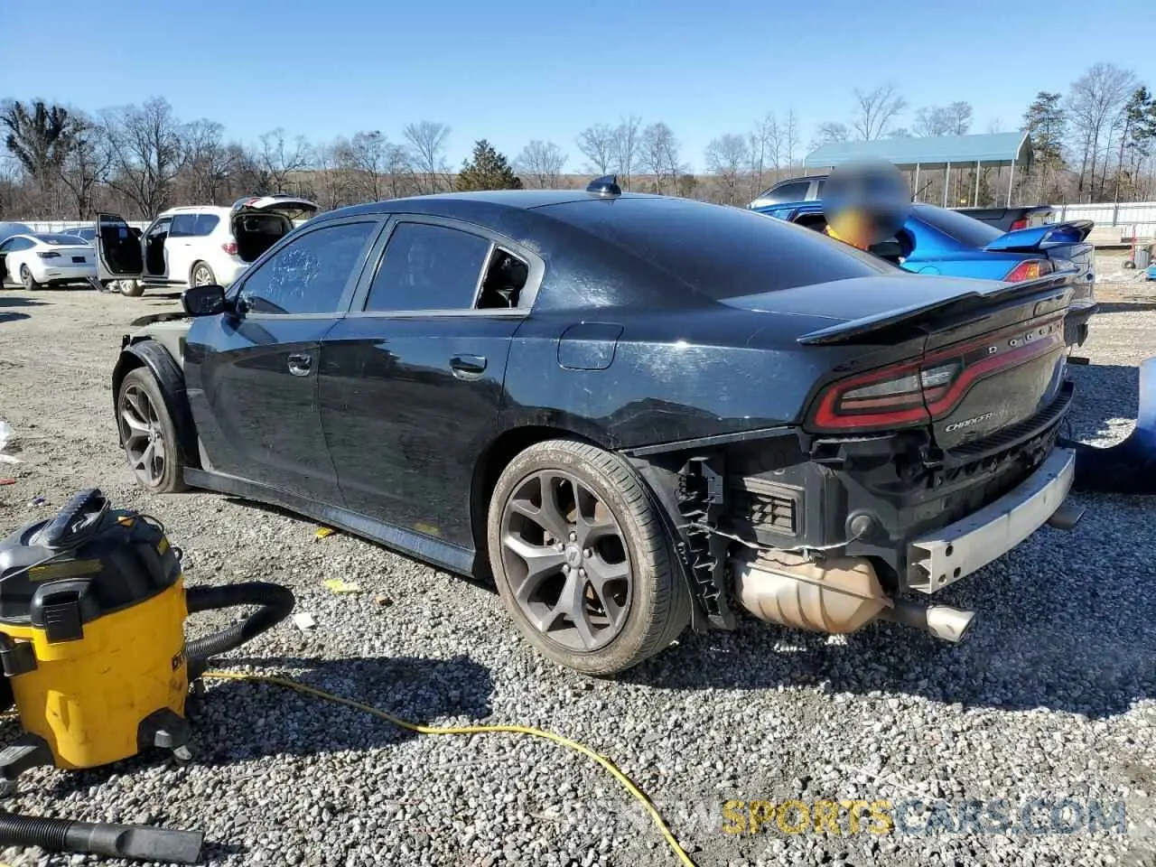 2 Photograph of a damaged car 2C3CDXHG6KH597248 DODGE CHARGER 2019