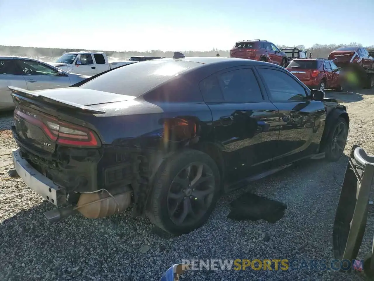 3 Photograph of a damaged car 2C3CDXHG6KH597248 DODGE CHARGER 2019