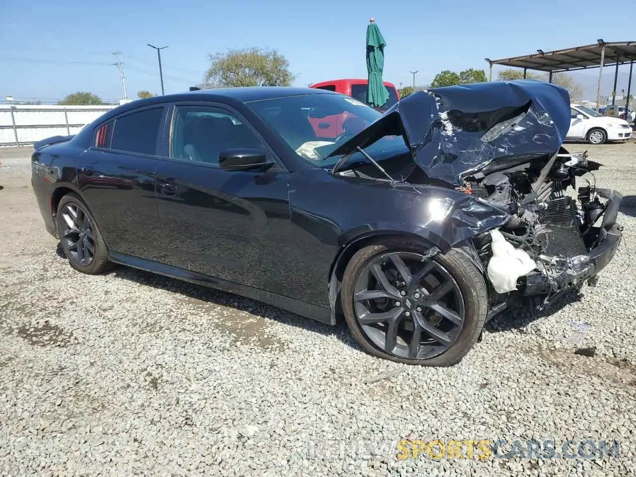 4 Photograph of a damaged car 2C3CDXHG6KH681814 DODGE CHARGER 2019