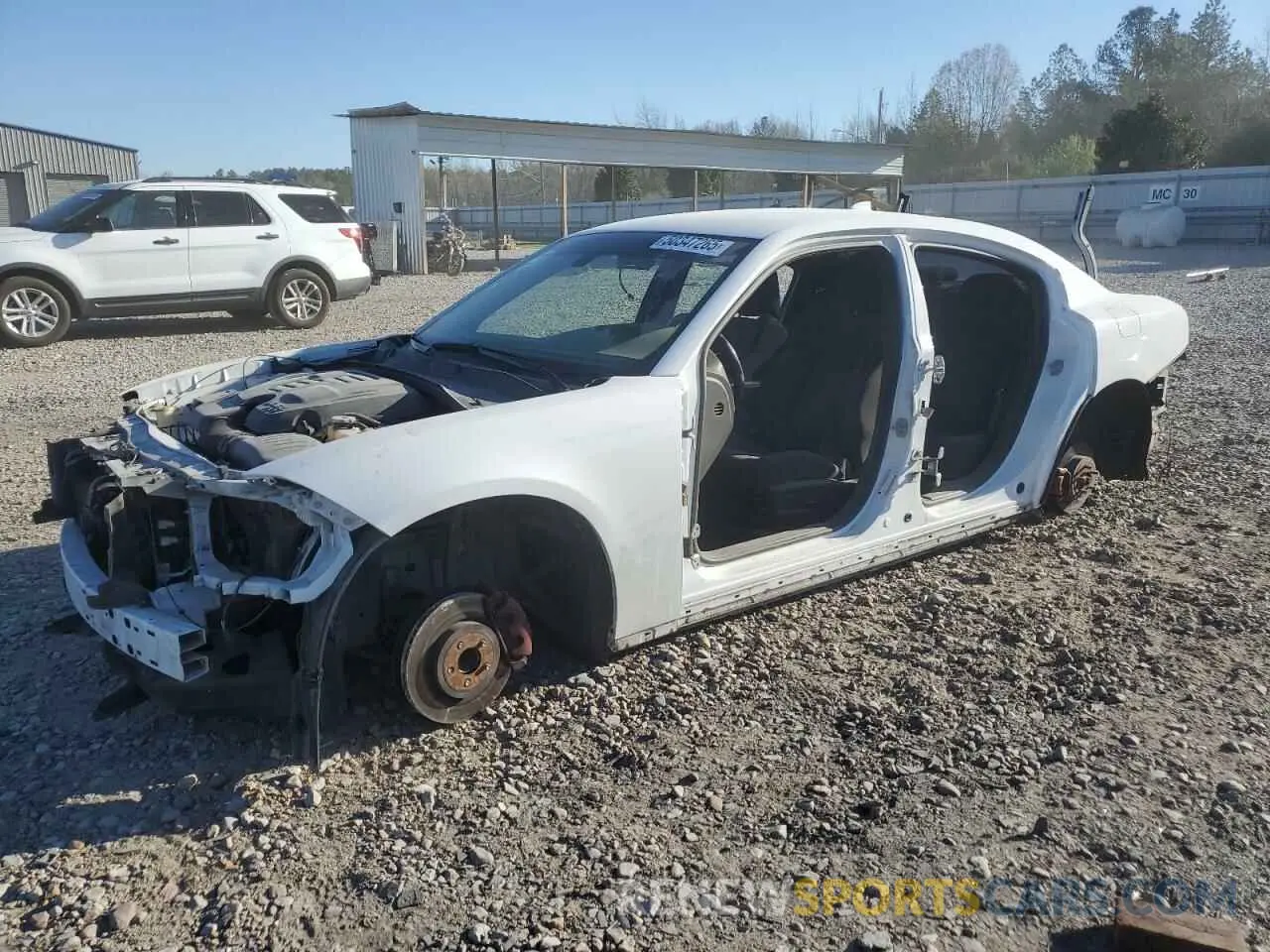 1 Photograph of a damaged car 2C3CDXHG6KH686396 DODGE CHARGER 2019