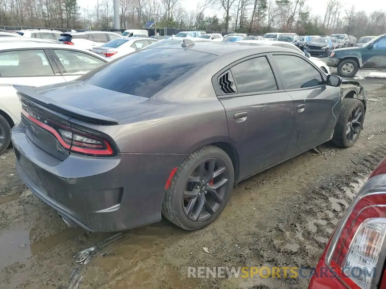 3 Photograph of a damaged car 2C3CDXHG7KH568289 DODGE CHARGER 2019