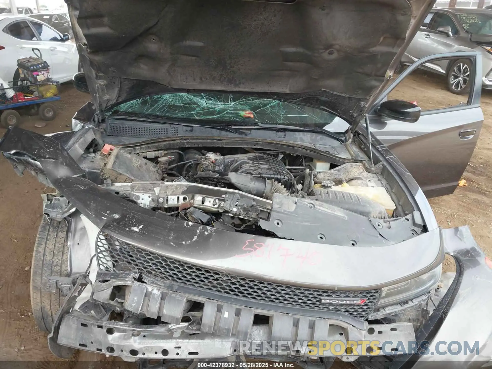 10 Photograph of a damaged car 2C3CDXHG7KH581740 DODGE CHARGER 2019