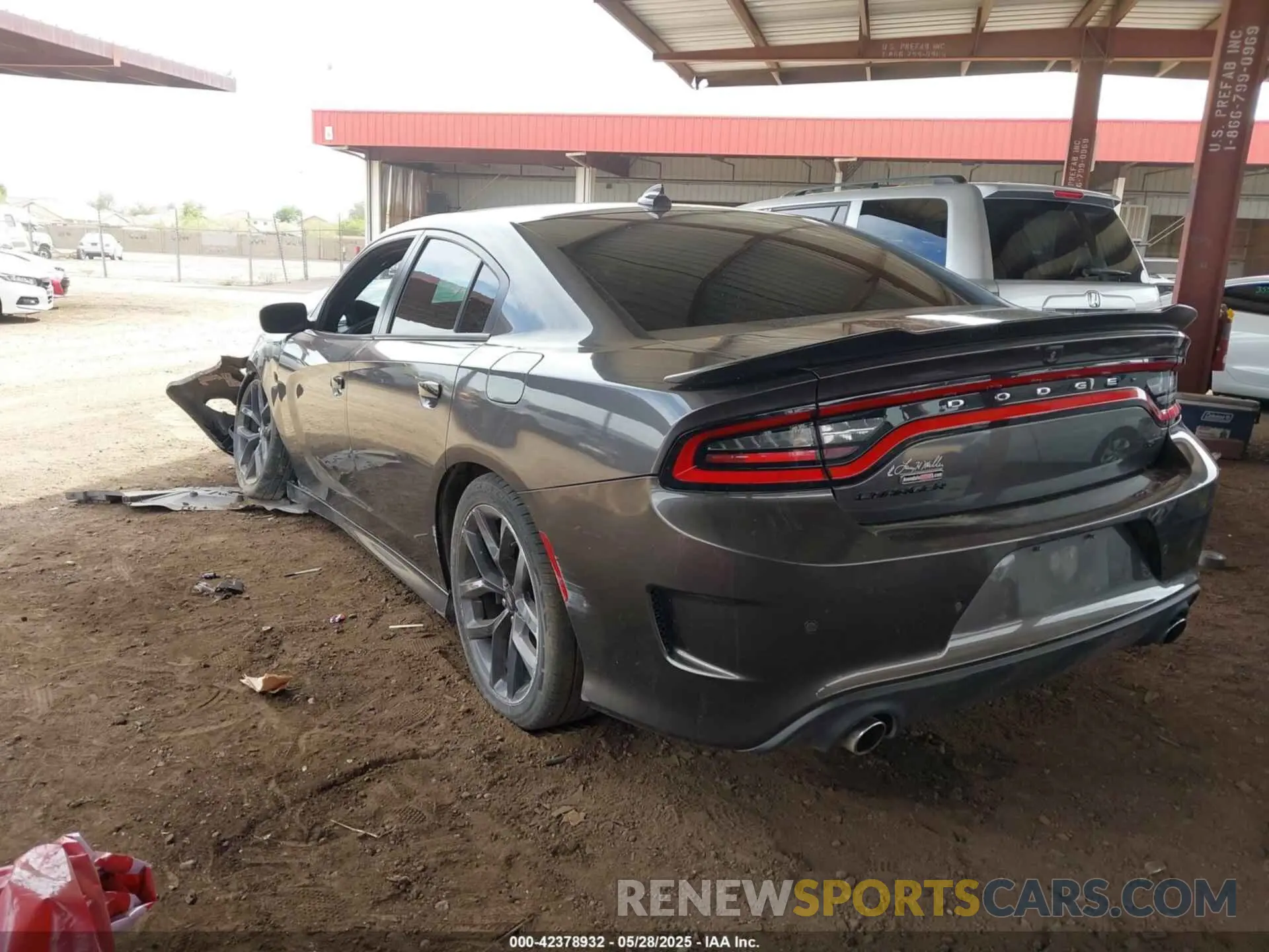 3 Photograph of a damaged car 2C3CDXHG7KH581740 DODGE CHARGER 2019
