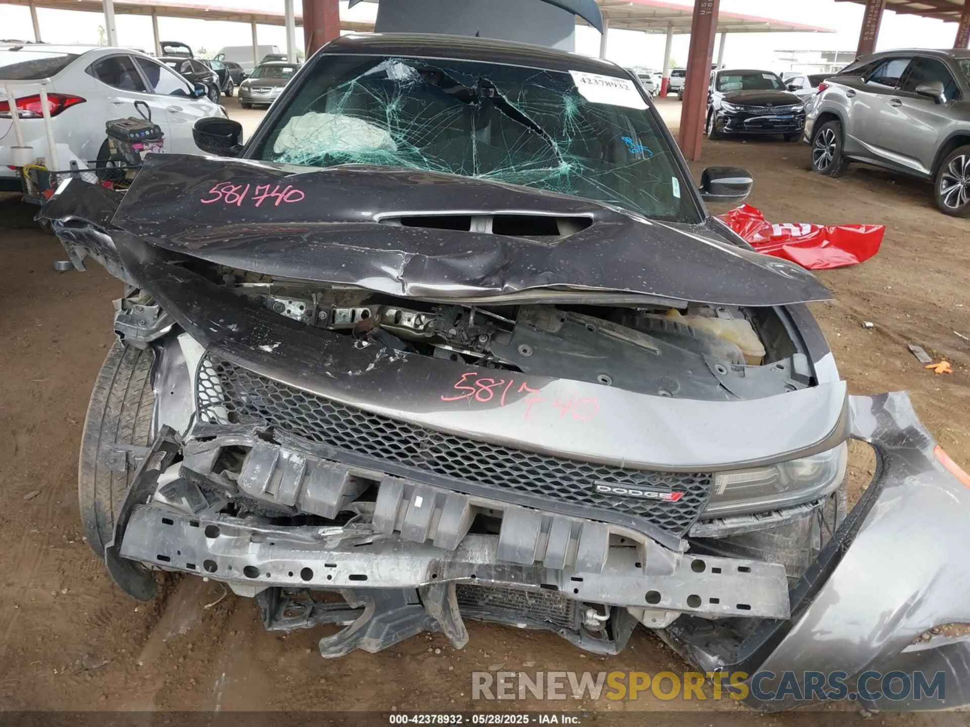 6 Photograph of a damaged car 2C3CDXHG7KH581740 DODGE CHARGER 2019