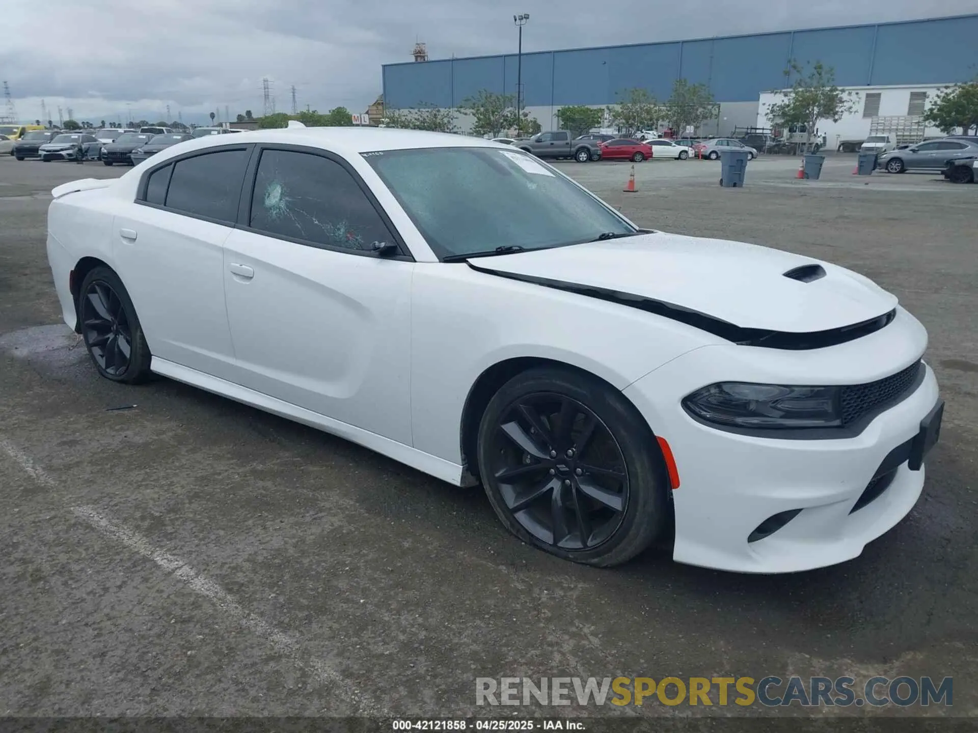 1 Photograph of a damaged car 2C3CDXHG7KH593094 DODGE CHARGER 2019