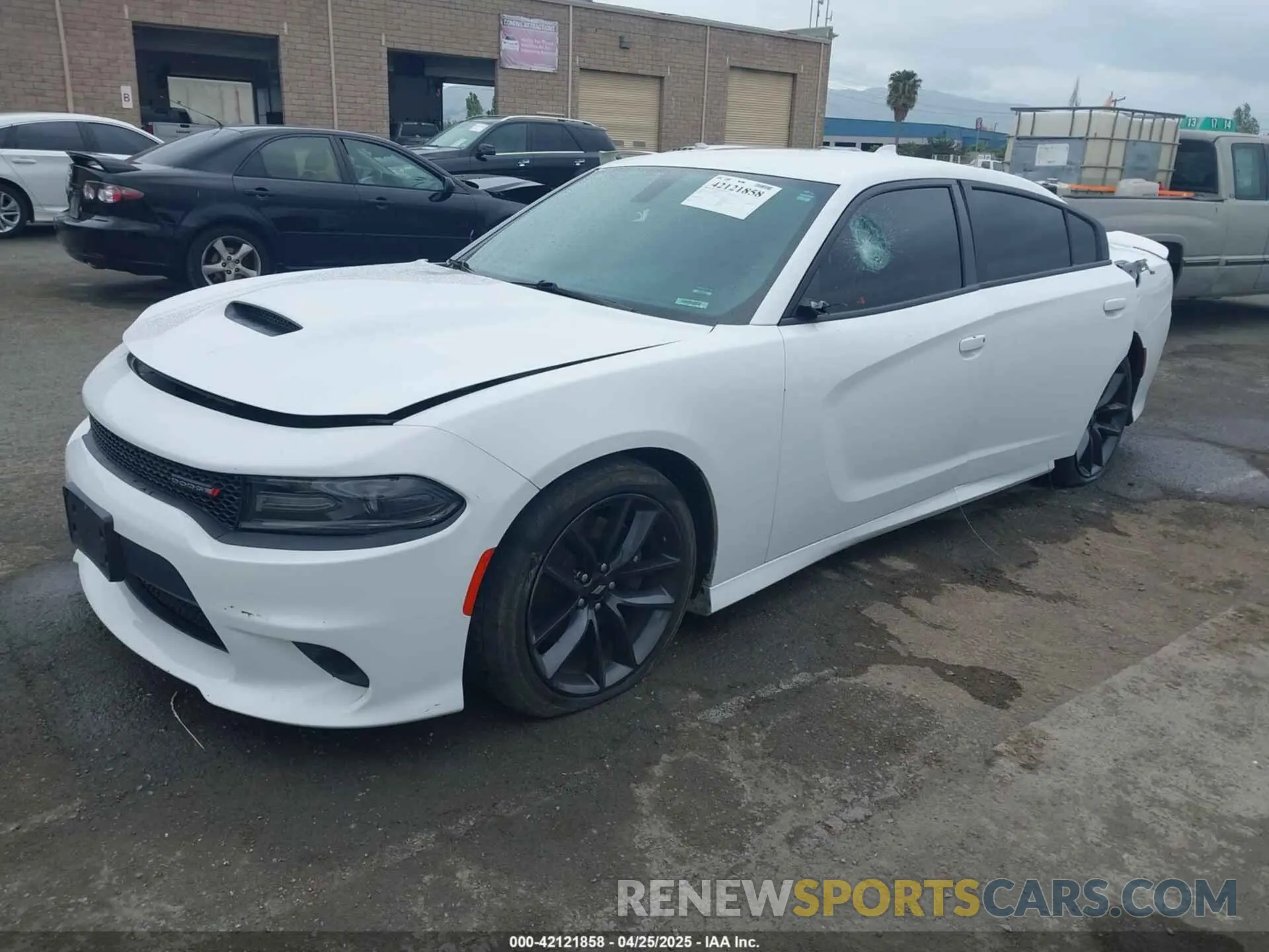 2 Photograph of a damaged car 2C3CDXHG7KH593094 DODGE CHARGER 2019