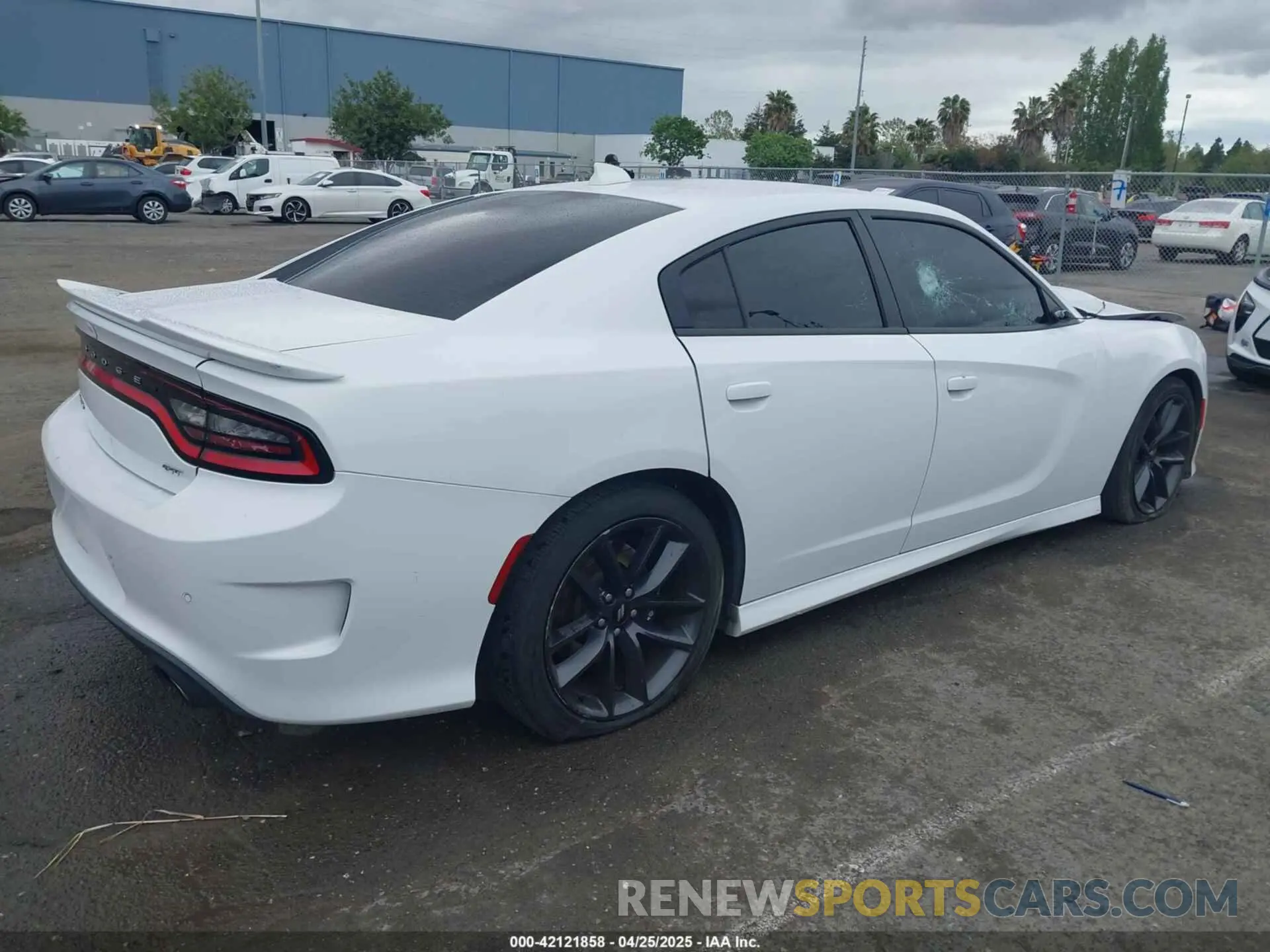 4 Photograph of a damaged car 2C3CDXHG7KH593094 DODGE CHARGER 2019