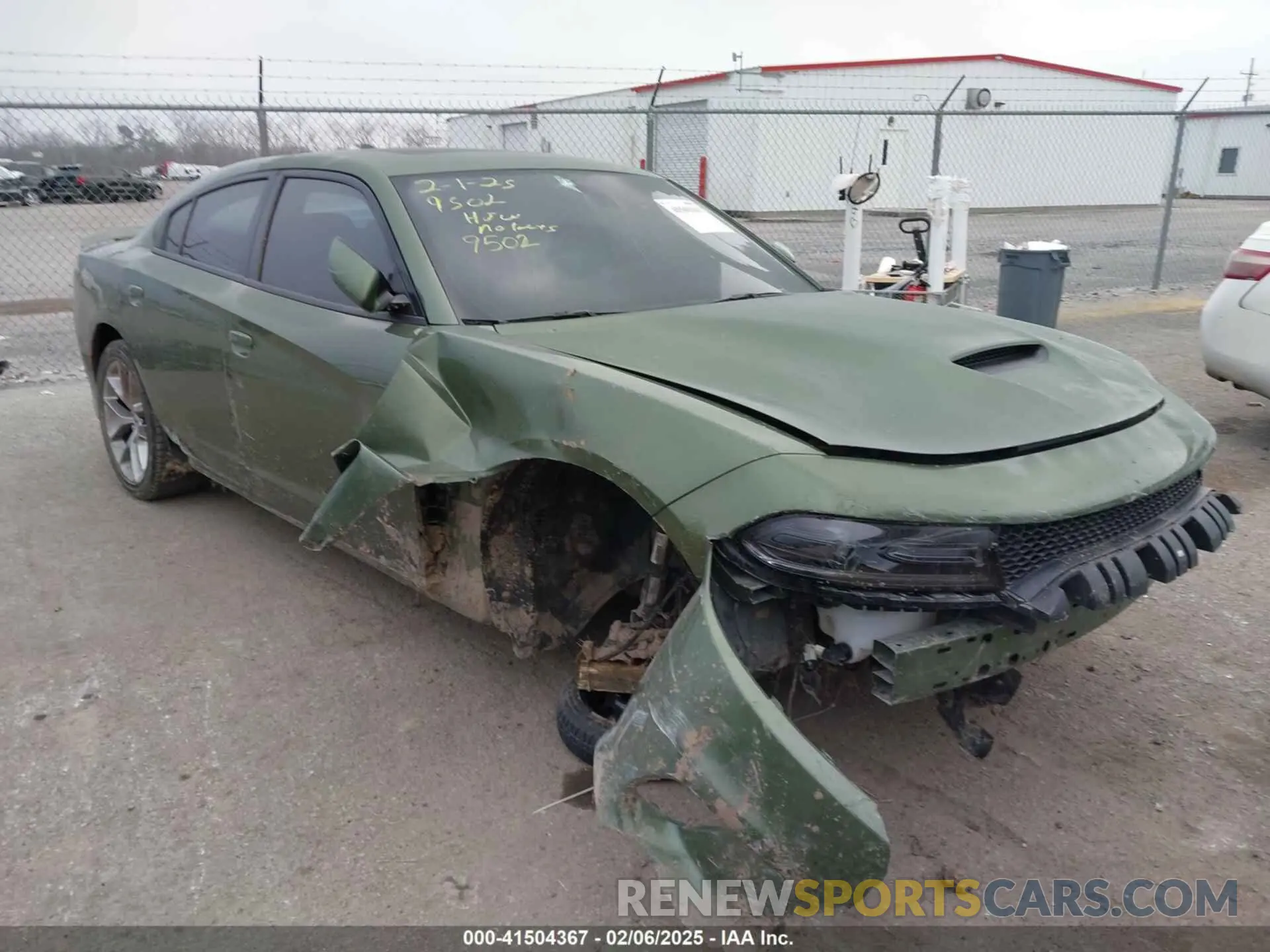 1 Photograph of a damaged car 2C3CDXHG7KH619502 DODGE CHARGER 2019