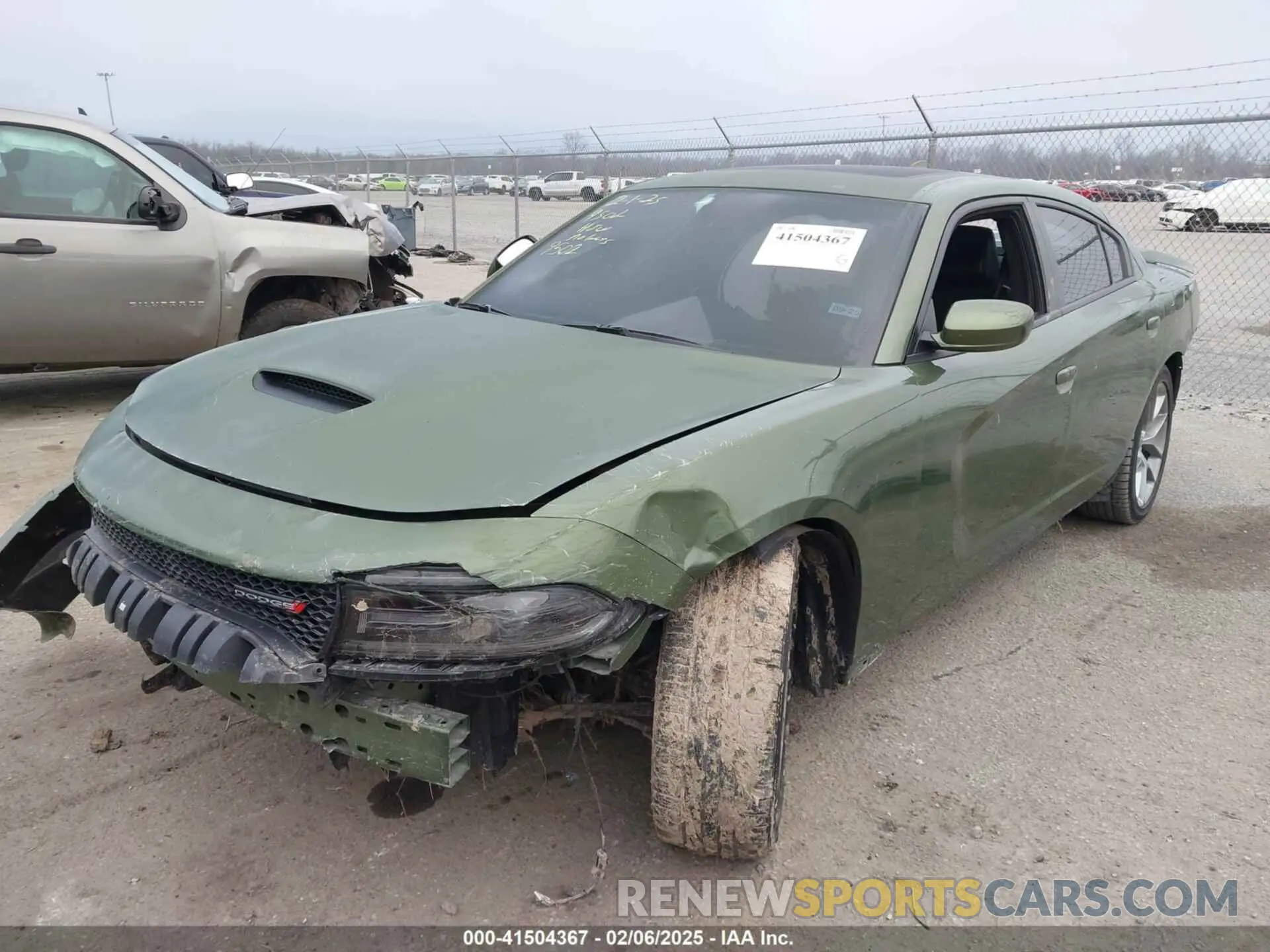 2 Photograph of a damaged car 2C3CDXHG7KH619502 DODGE CHARGER 2019