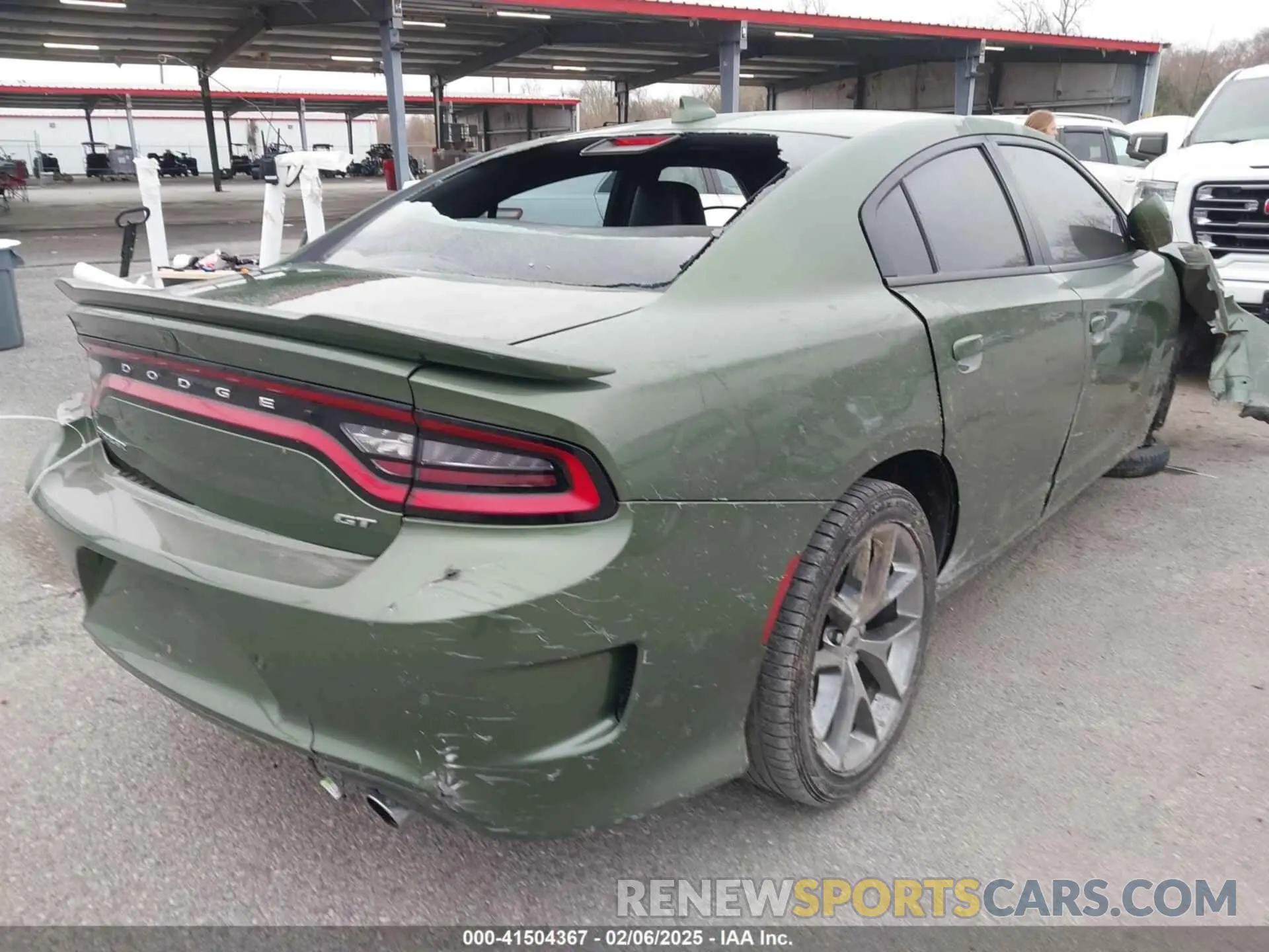 4 Photograph of a damaged car 2C3CDXHG7KH619502 DODGE CHARGER 2019