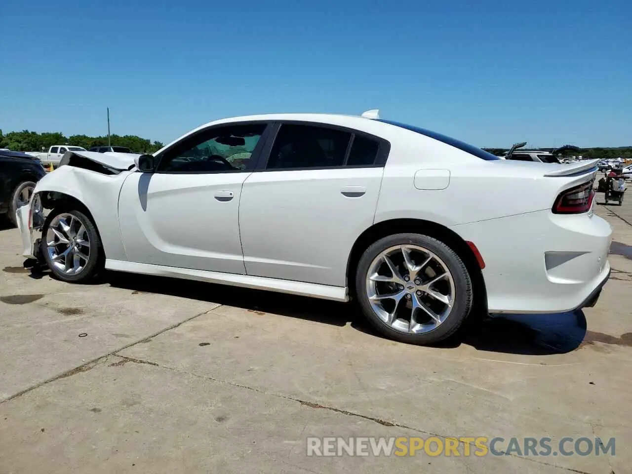 2 Photograph of a damaged car 2C3CDXHG7KH706610 DODGE CHARGER 2019