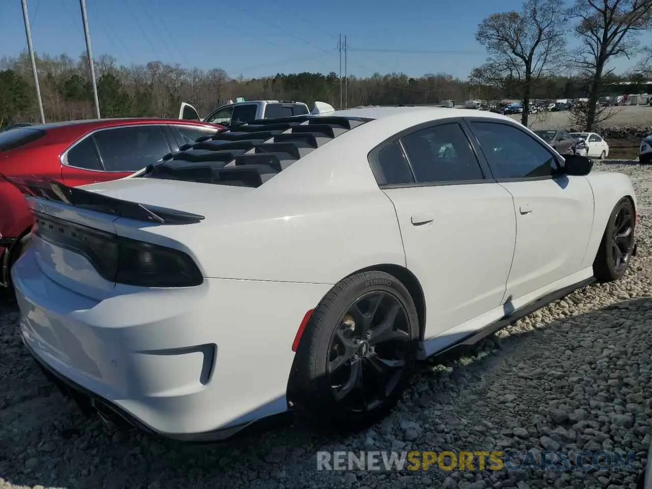 3 Photograph of a damaged car 2C3CDXHG8KH583898 DODGE CHARGER 2019