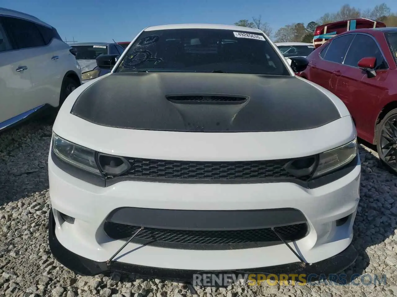 5 Photograph of a damaged car 2C3CDXHG8KH583898 DODGE CHARGER 2019
