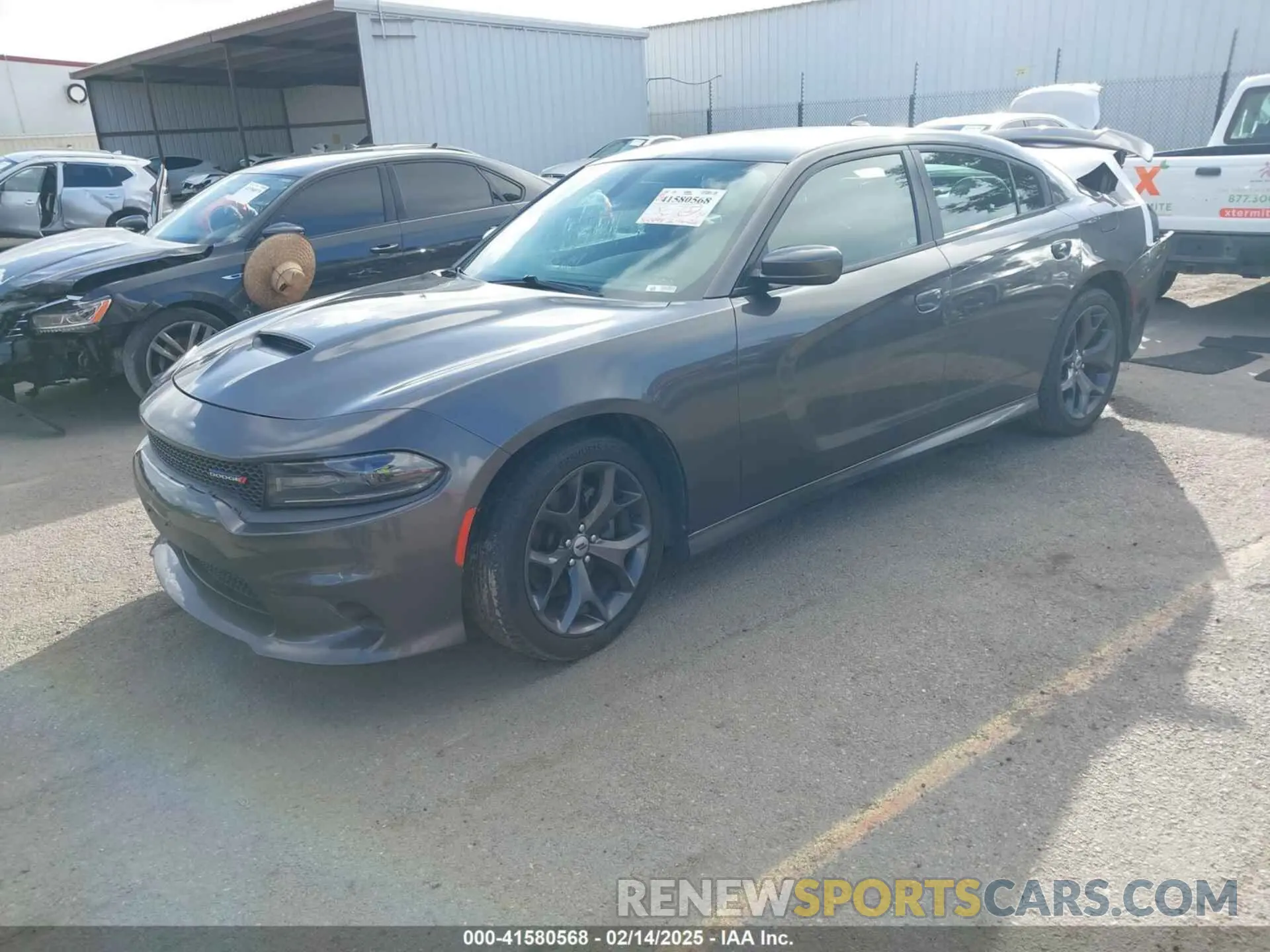 2 Photograph of a damaged car 2C3CDXHG8KH673651 DODGE CHARGER 2019