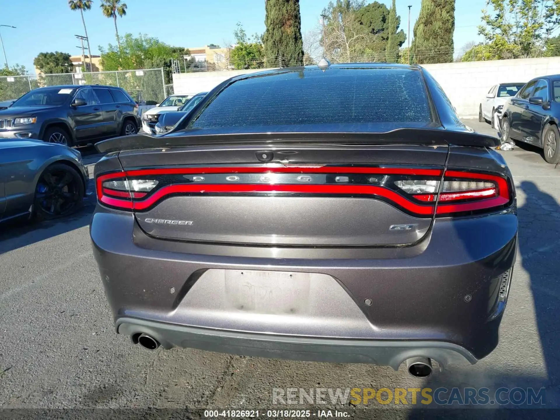 16 Photograph of a damaged car 2C3CDXHG8KH680955 DODGE CHARGER 2019