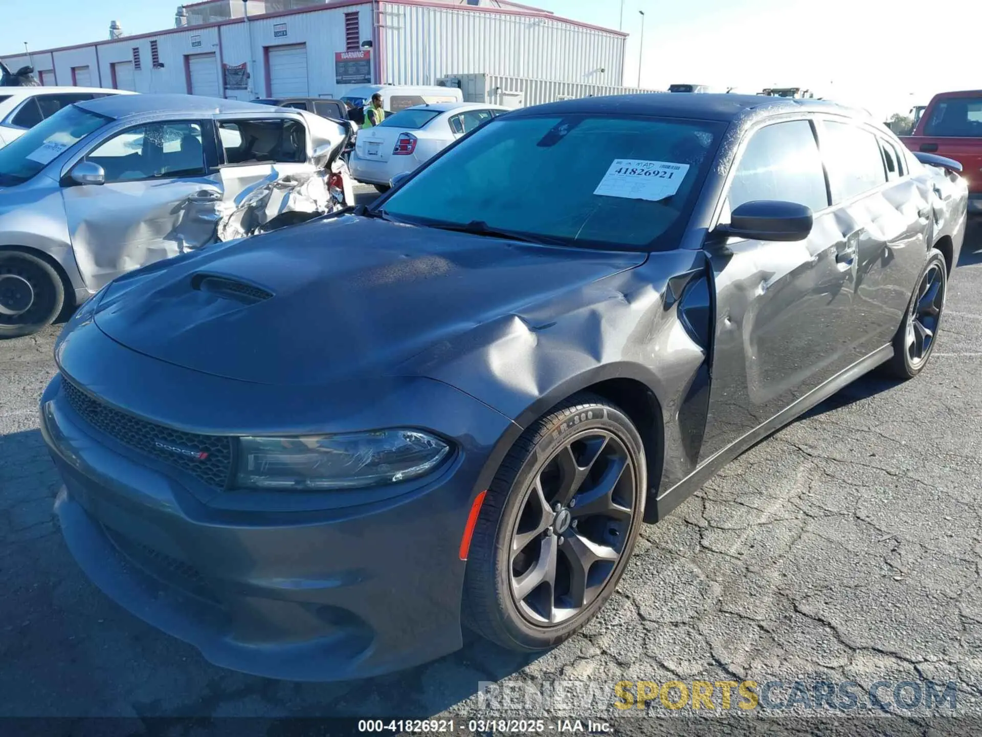 6 Photograph of a damaged car 2C3CDXHG8KH680955 DODGE CHARGER 2019