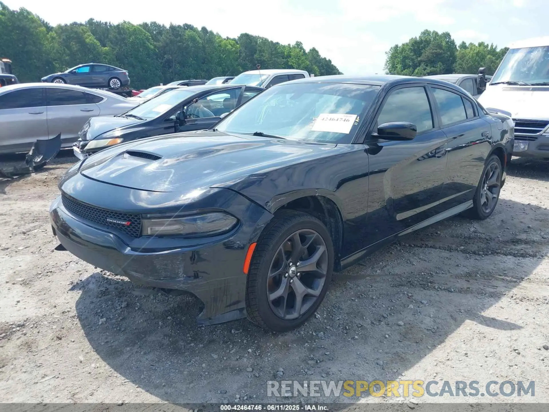 2 Photograph of a damaged car 2C3CDXHG9KH527193 DODGE CHARGER 2019