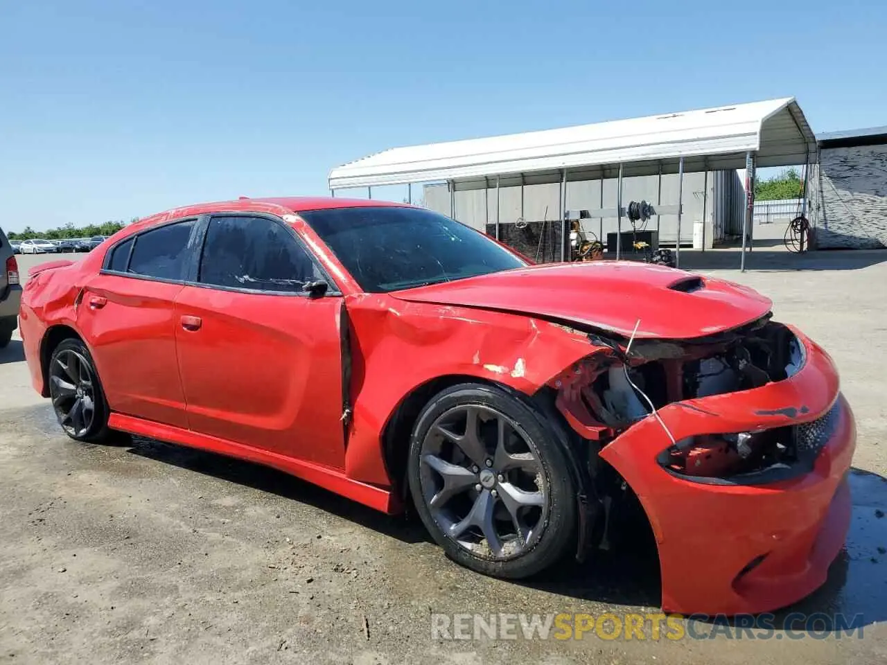 4 Photograph of a damaged car 2C3CDXHG9KH608811 DODGE CHARGER 2019