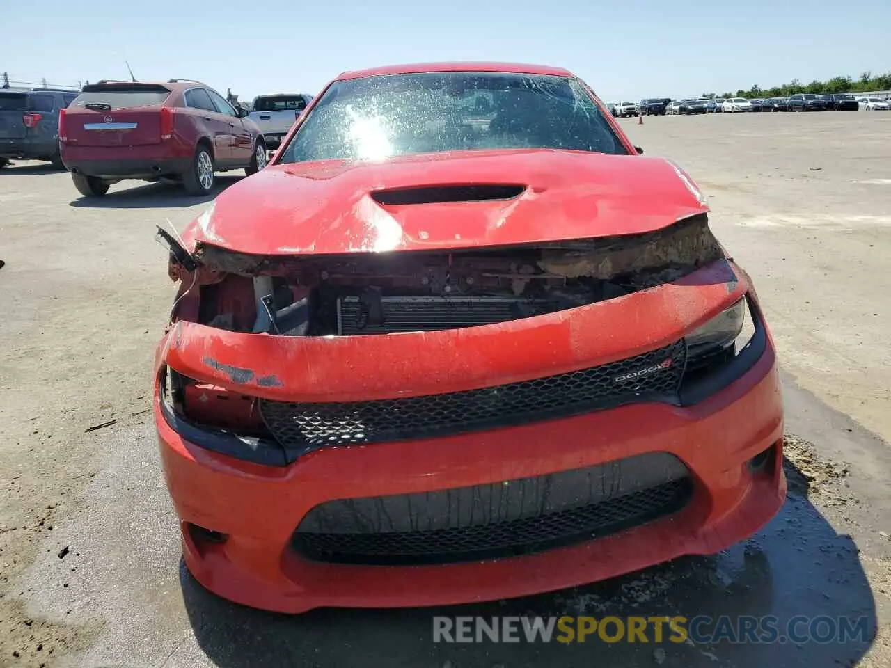 5 Photograph of a damaged car 2C3CDXHG9KH608811 DODGE CHARGER 2019