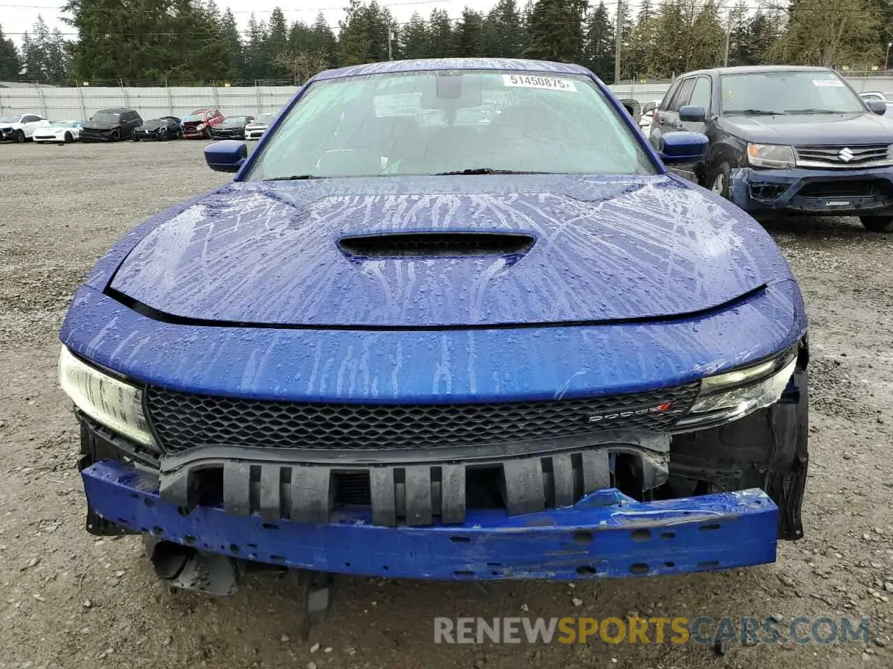 5 Photograph of a damaged car 2C3CDXHG9KH612745 DODGE CHARGER 2019