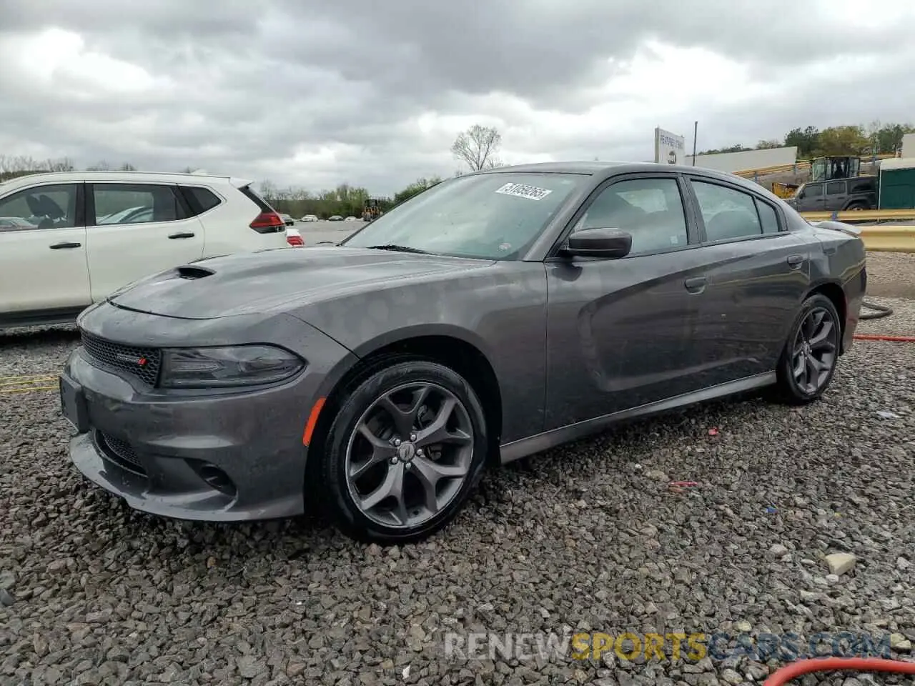 1 Photograph of a damaged car 2C3CDXHGXKH597446 DODGE CHARGER 2019