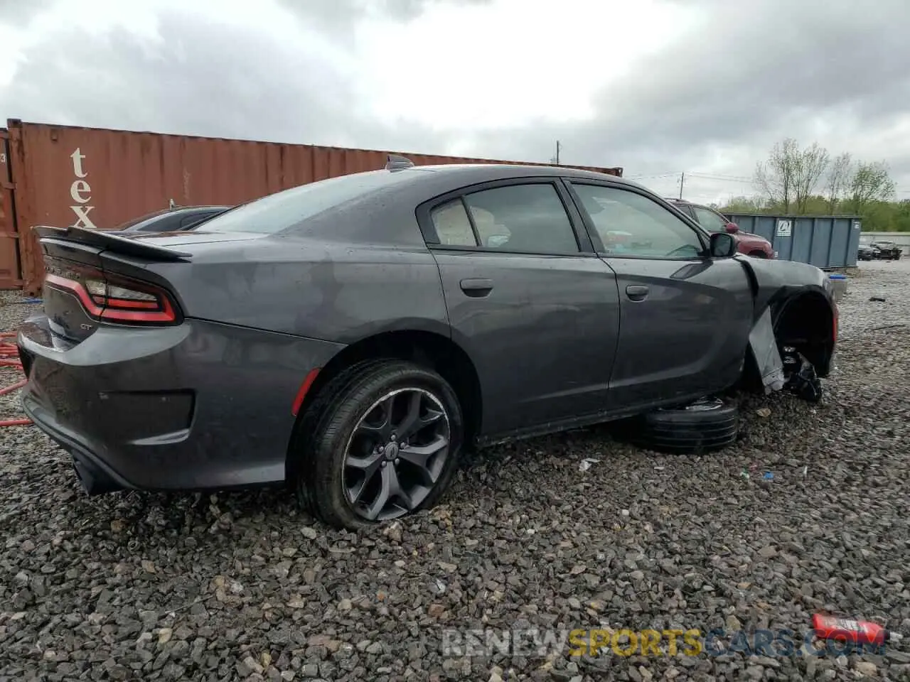 3 Photograph of a damaged car 2C3CDXHGXKH597446 DODGE CHARGER 2019