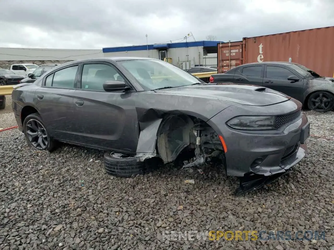 4 Photograph of a damaged car 2C3CDXHGXKH597446 DODGE CHARGER 2019