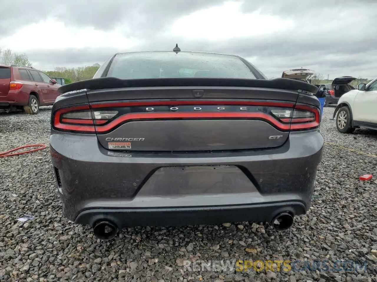 6 Photograph of a damaged car 2C3CDXHGXKH597446 DODGE CHARGER 2019
