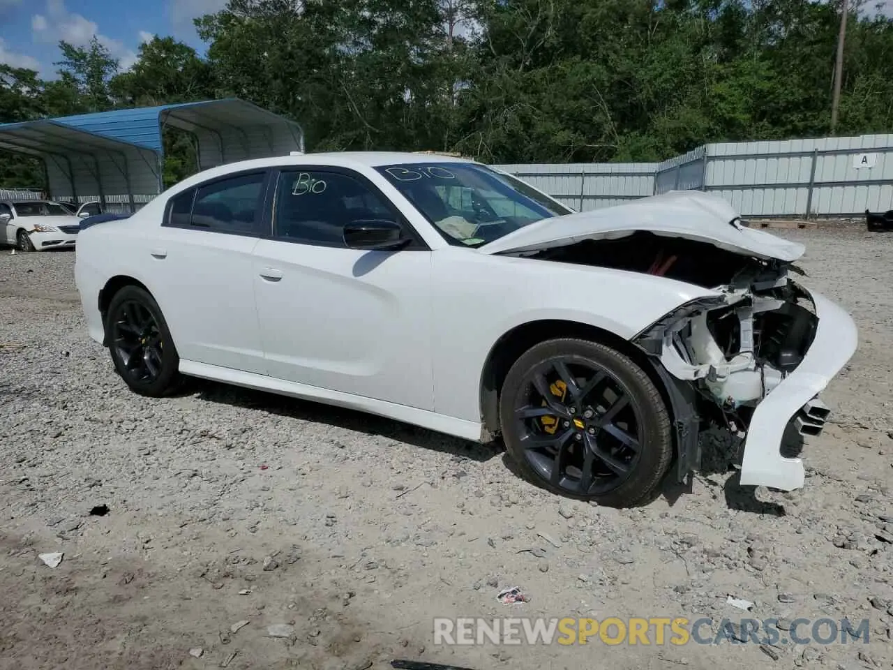 4 Photograph of a damaged car 2C3CDXHGXKH693058 DODGE CHARGER 2019