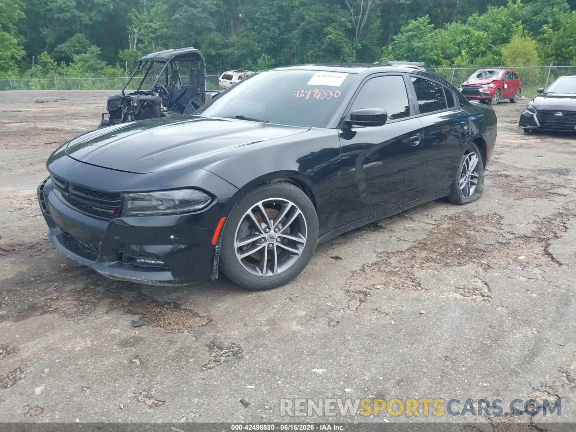 2 Photograph of a damaged car 2C3CDXJG0KH757957 DODGE CHARGER 2019