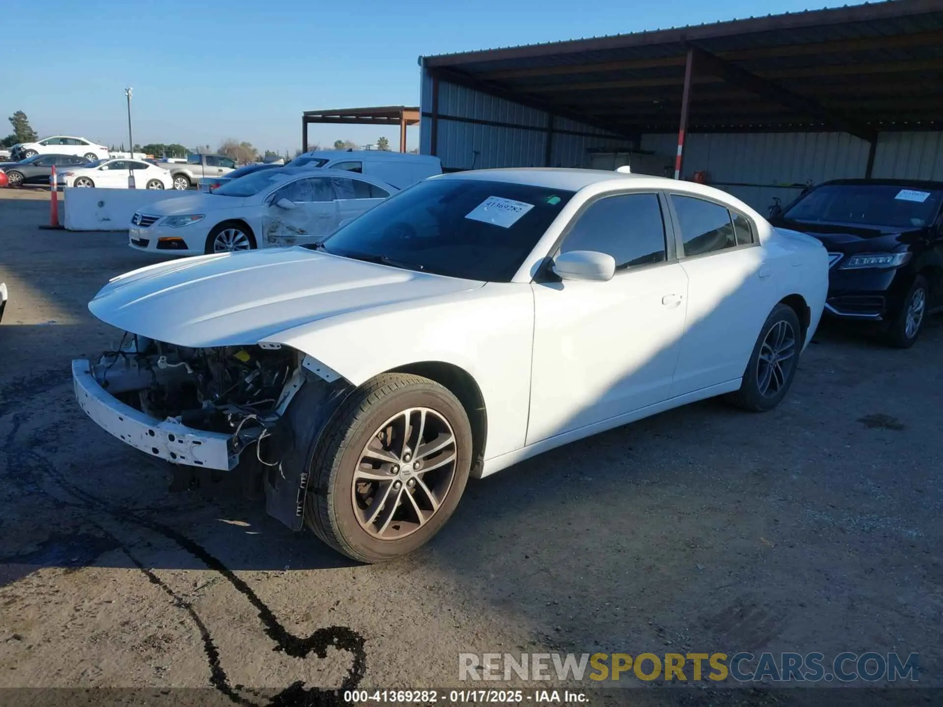 2 Photograph of a damaged car 2C3CDXJG1KH533323 DODGE CHARGER 2019
