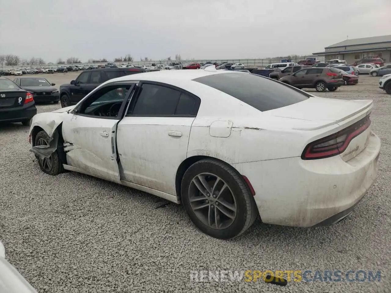 2 Photograph of a damaged car 2C3CDXJG3KH758049 DODGE CHARGER 2019