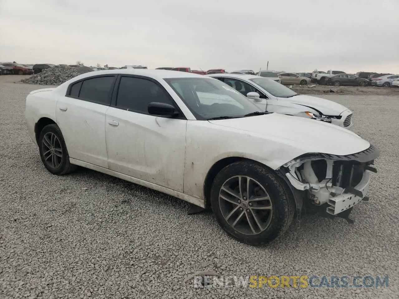 4 Photograph of a damaged car 2C3CDXJG3KH758049 DODGE CHARGER 2019