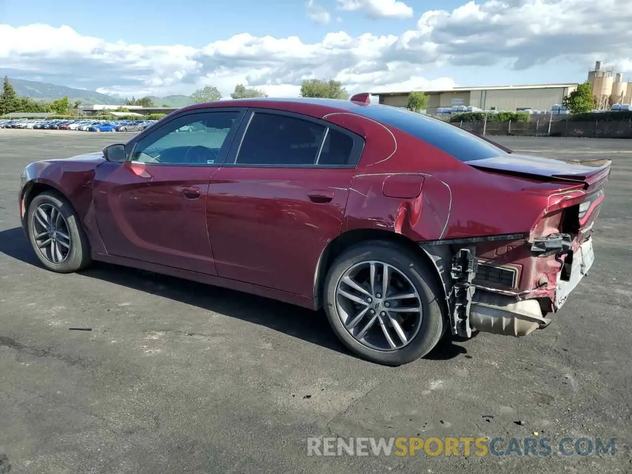 2 Photograph of a damaged car 2C3CDXJG4KH757928 DODGE CHARGER 2019