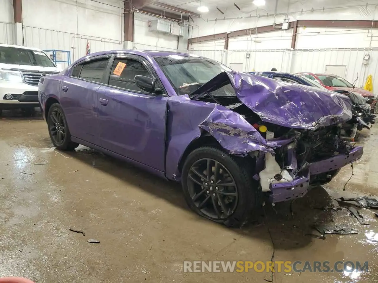 4 Photograph of a damaged car 2C3CDXJG6KH693424 DODGE CHARGER 2019