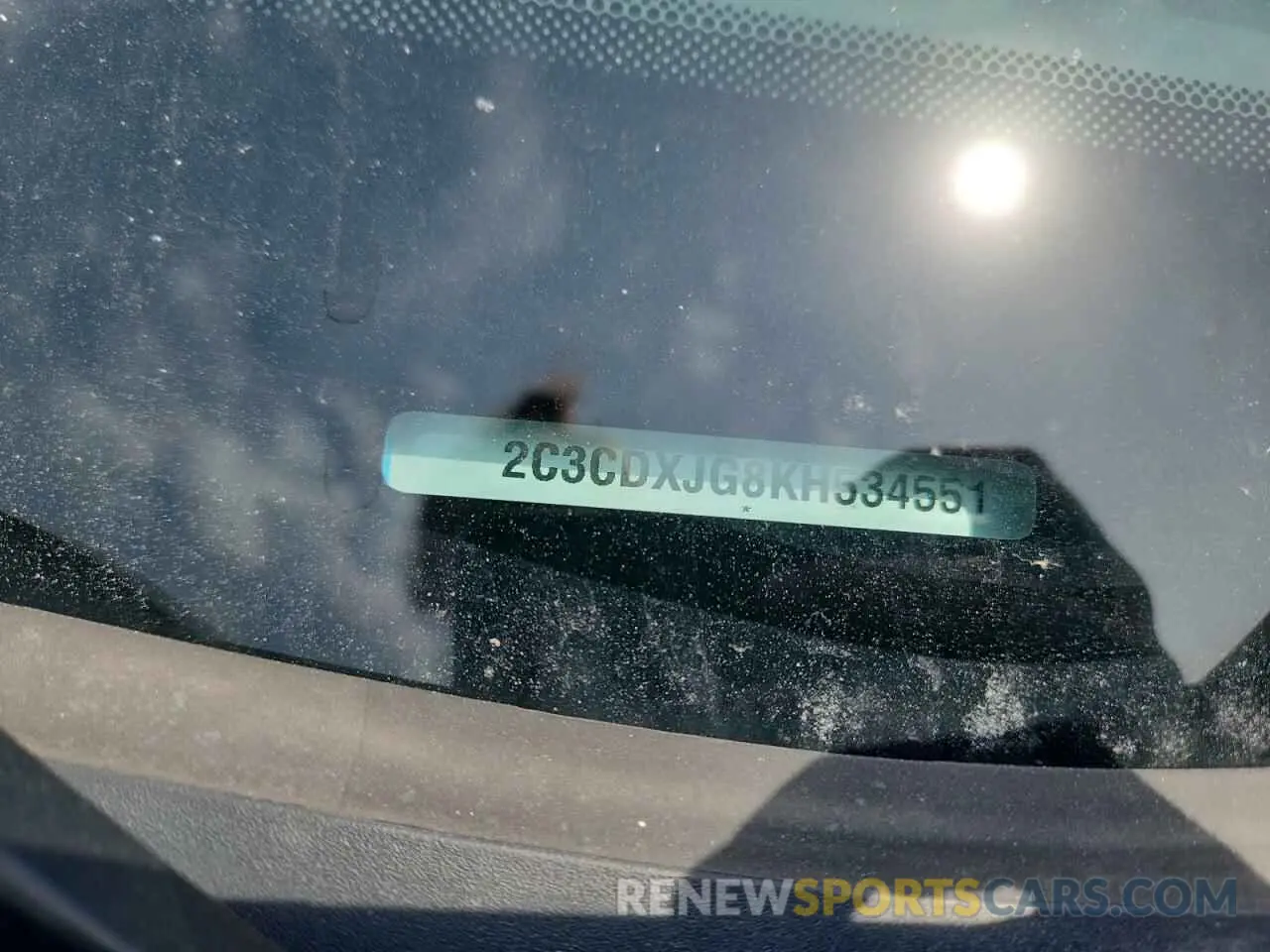 13 Photograph of a damaged car 2C3CDXJG8KH534551 DODGE CHARGER 2019