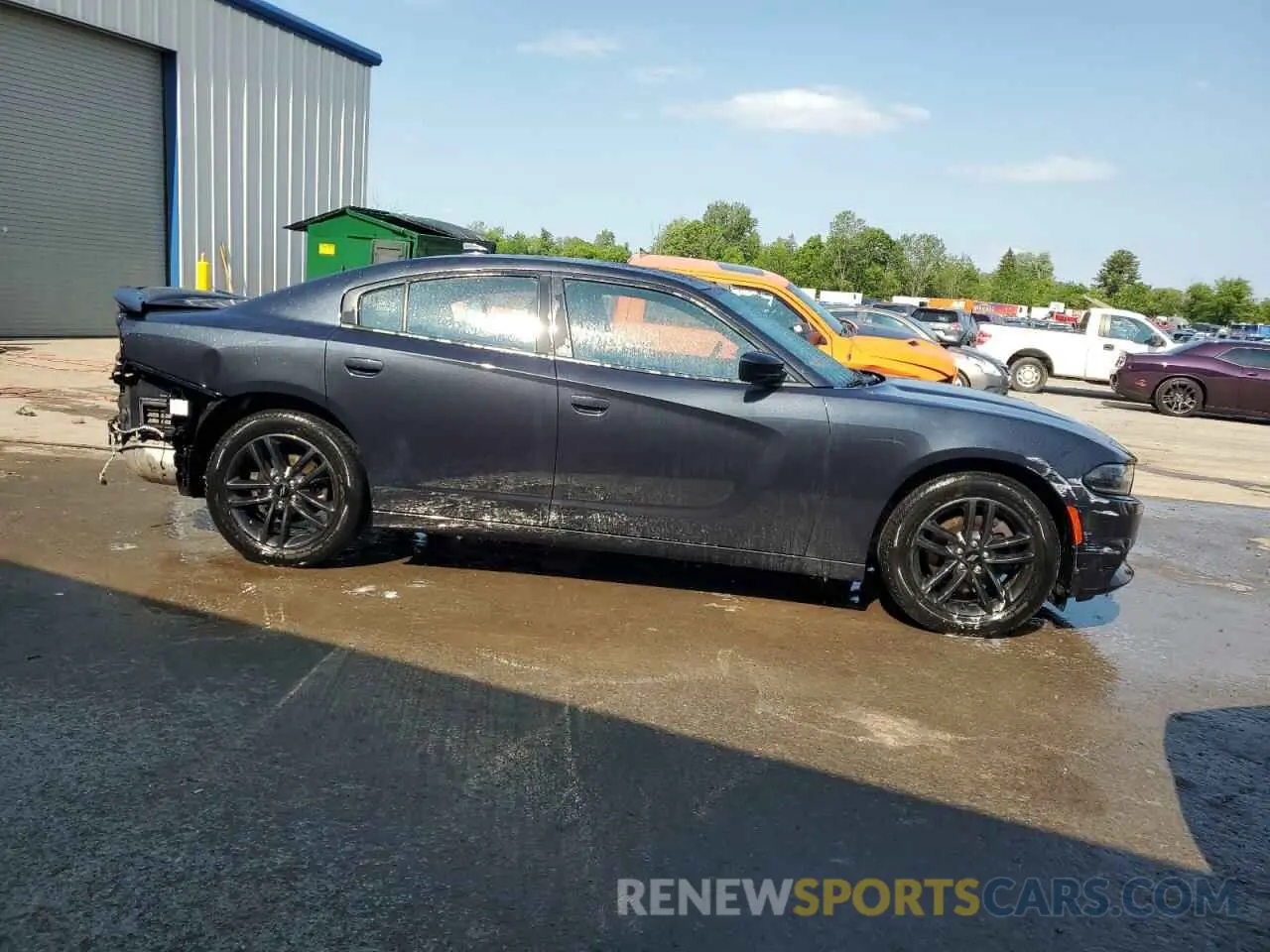 4 Photograph of a damaged car 2C3CDXJG9KH523817 DODGE CHARGER 2019